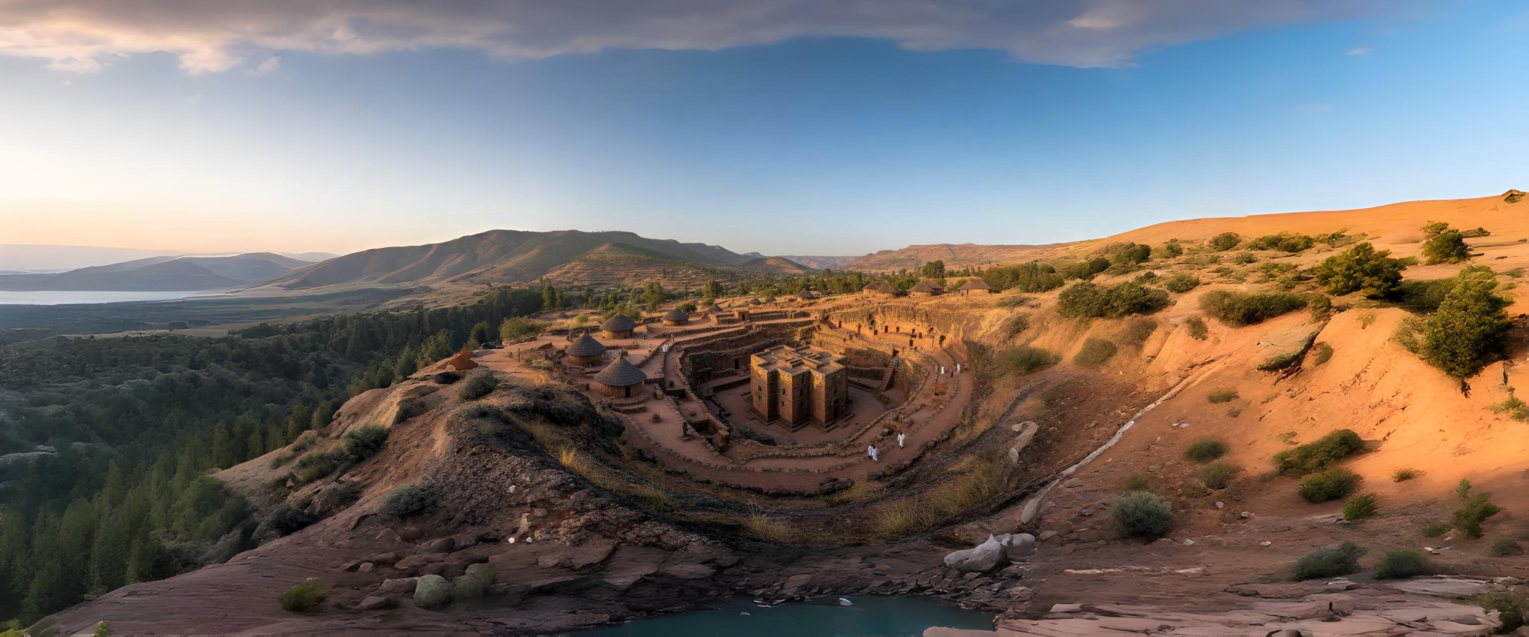 Lalibela AI Generated 3D