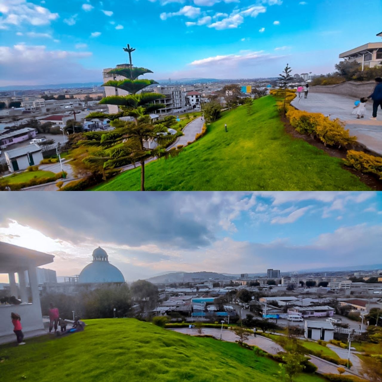 With family and kids -  Kentiba W/Tsadik park  view 3